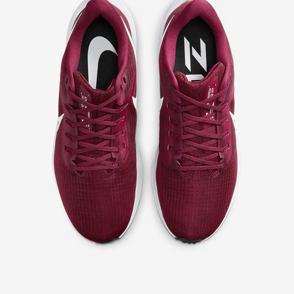 NIKE WMNS AIR ZOOM PEGASUS
TEAM CRIMSON/WHITE-BLACK DM0165-600 SNEAKERS - Picture 6 of 16